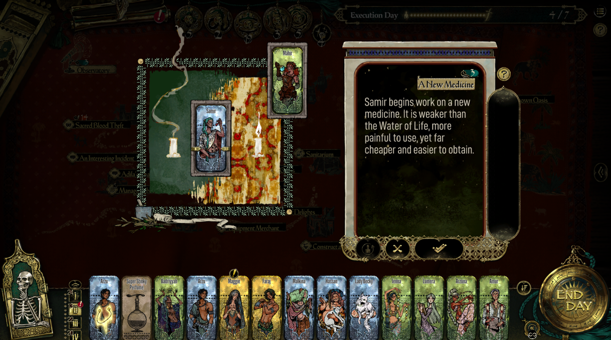 Sultan’s Game Update Samir: The Mystery of the Court Physician from The Fallen Kingdom